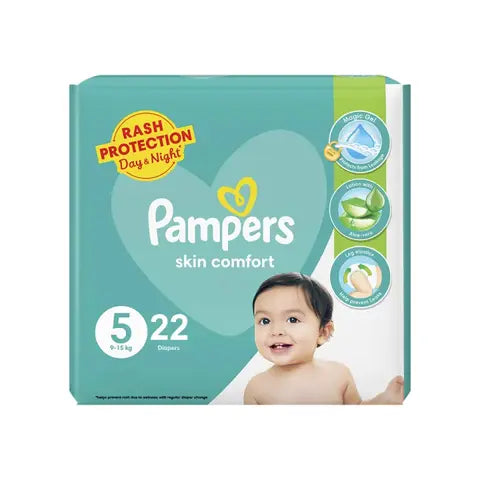 Pampers Diapers -5 -XL - 22 Pcs