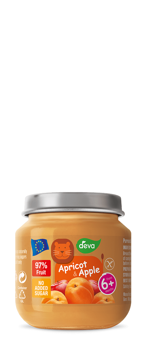 Deva - Baby Food Puree - Apricot and Apple - 125ml