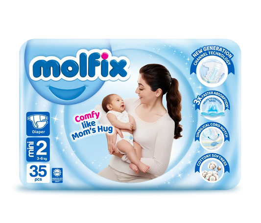 Molfix Diapers -2 -S -35 Pcs