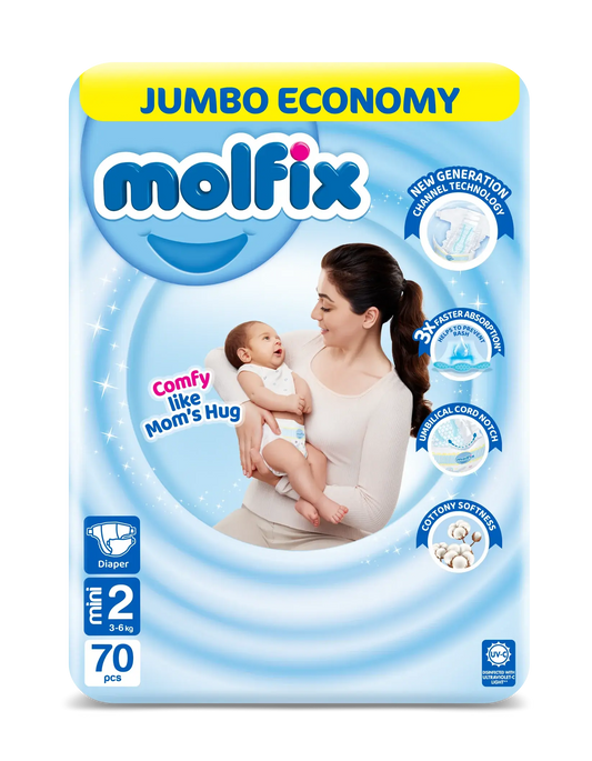 Molfix Diapers -2 -S -70 Pcs