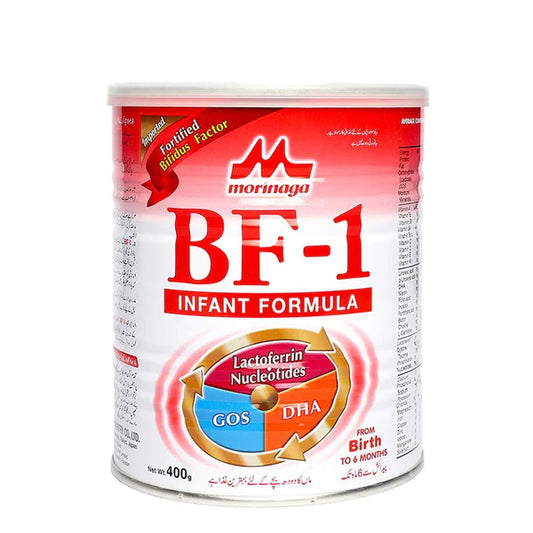 Morinaga - BF 1 Milk Powder Tin - 400 GM