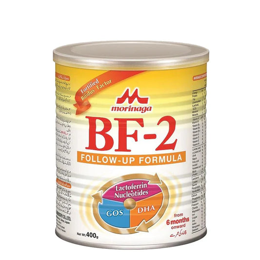 Morinaga - BF 2 Milk Powder Tin - 400 GM