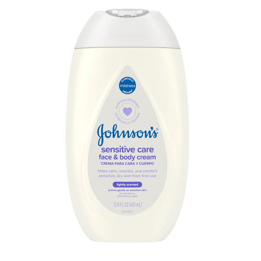 Johnson's Sensitive Care Face & Body Baby Cream