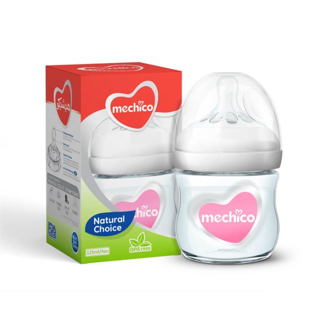 Mechico - 125ml - Pure Heart Feeding Bottle