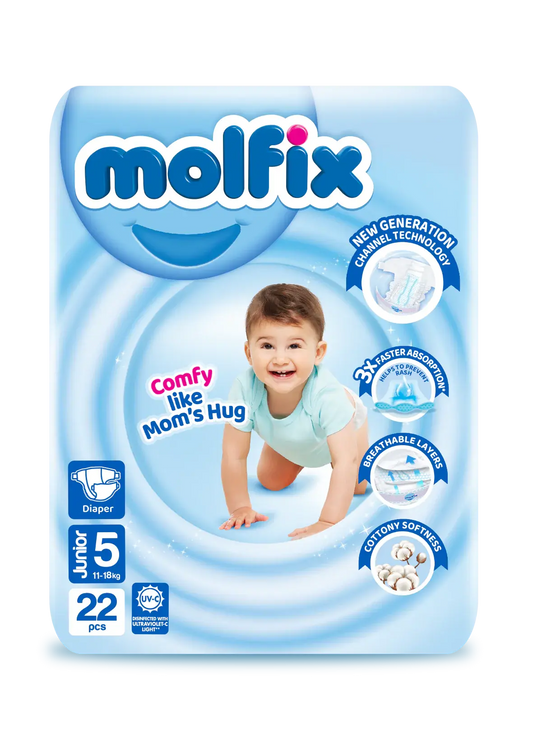 Molfix Diapers -5 -XL -22 Pcs